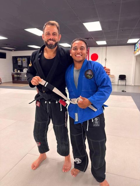 Blue belt promotion at Gustavo Machado BJJ Venice FL